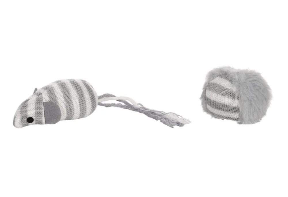 Faci muis + bal gestreept - Faci muis + bal gestreept